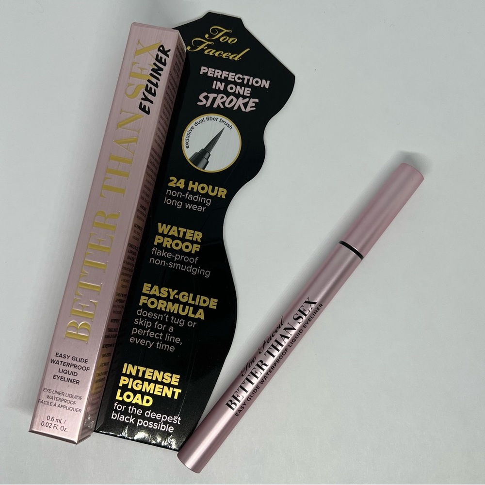 NWT Too Faced Better Than Sex Liquid Eyeliner
